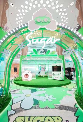 夏日倒计时！「巨型玻璃花房」闪现静安大悦城，绿色风暴席卷魔都！